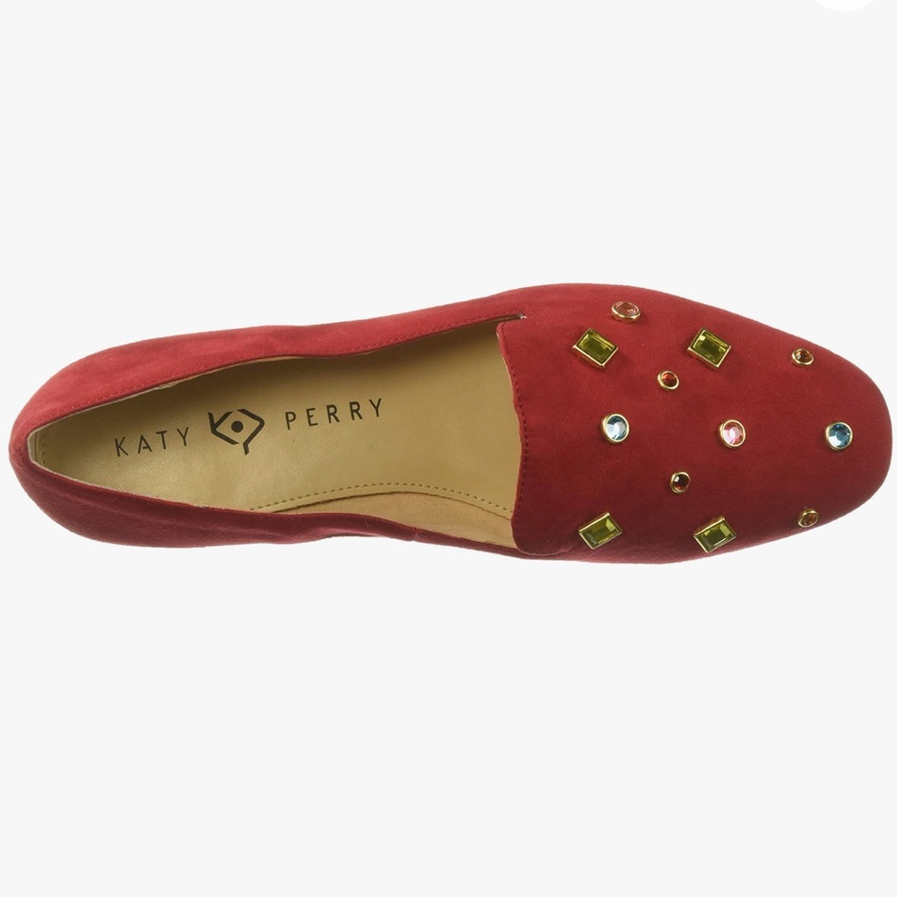 Katy Perry The Turner Loafer FlatS Red 7.5 NEW - Picture 4 of 7